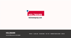 Desktop Screenshot of holzmanngroup.com